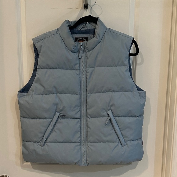Route 66 Sky Blue Duck Down and feathers Vest - Picture 2 of 5